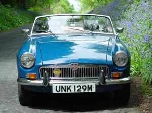 classic car hire UK