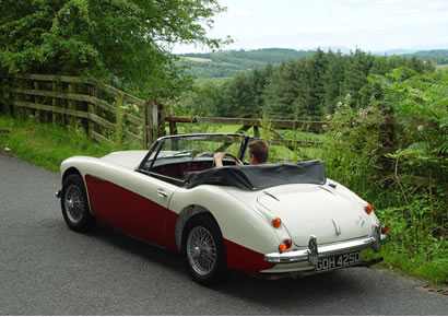 Classic car rental  Vintage sports cars to tour Scotland in style